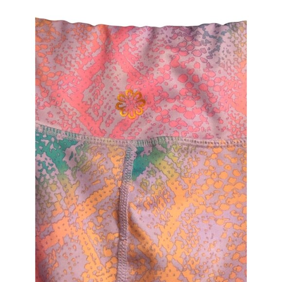 Multi Color Pro Player Yoga Stretch Workout Pants Diamond Scale Print Sz 3X - Picture 9 of 15